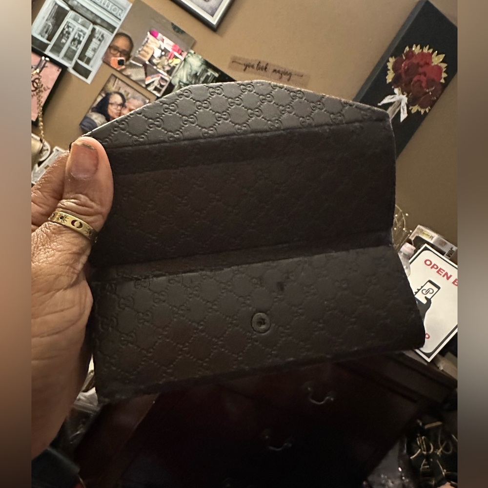 Preloved Authentic Gucci Eyeglass Sunglass Case Brown - Picture 3 of 15